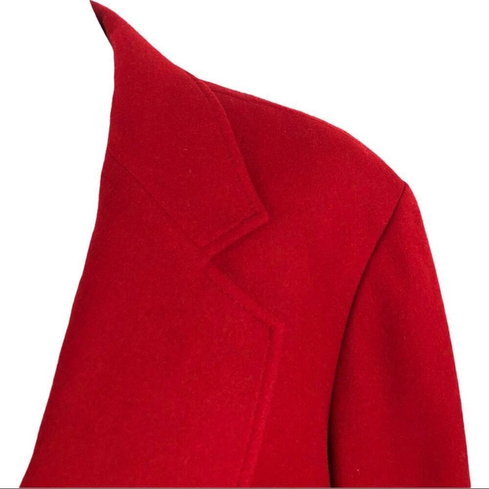 VTG Pendleton Red 100% Virgin Wool Blazer Button - image 4